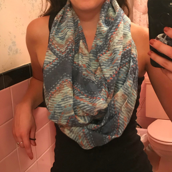 Multicolored Infinity Scarf - Picture 2 of 2